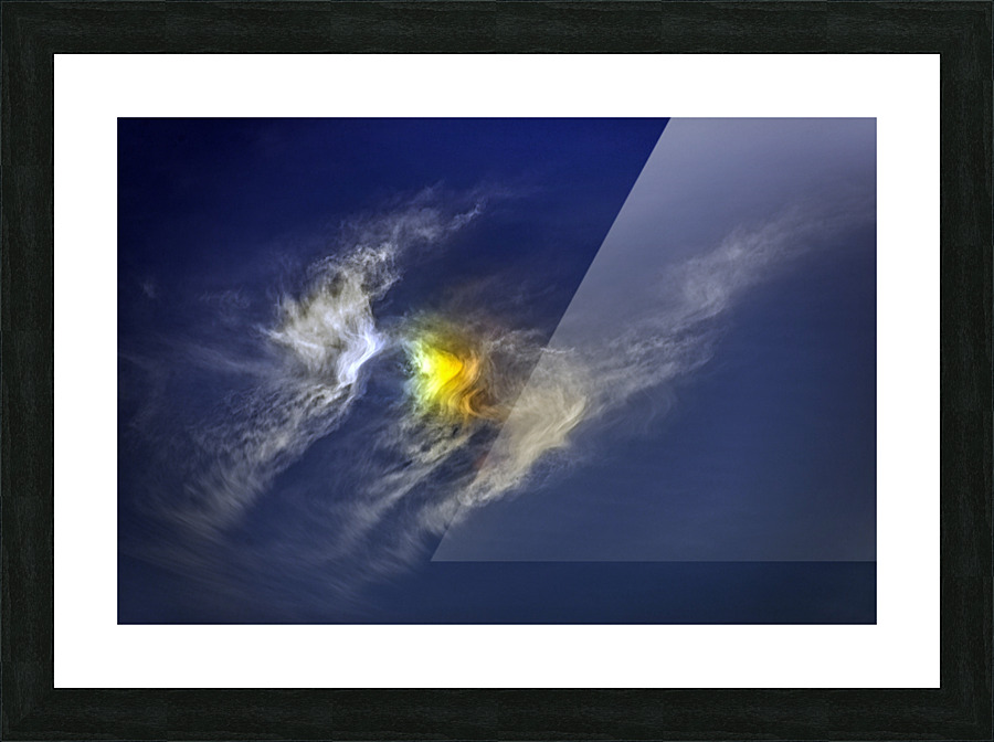RAINBOW IN CLOUDS Picture Frame print
