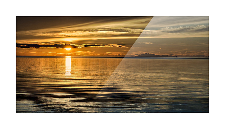 TERRA NOVA SUNSET Picture Frame print