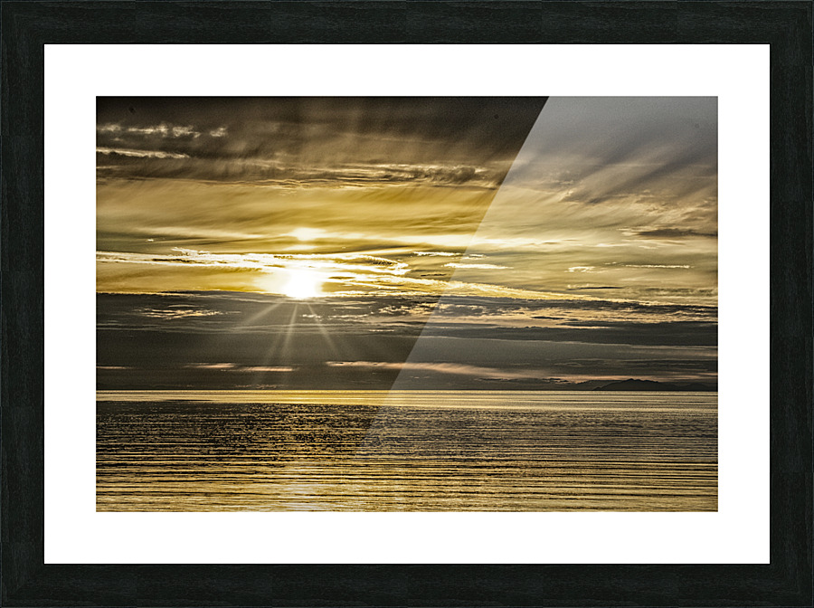 Setting Sun Picture Frame print