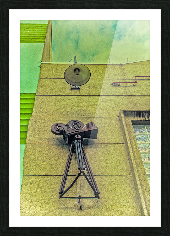LIGHT AND CAMERA Picture Frame print