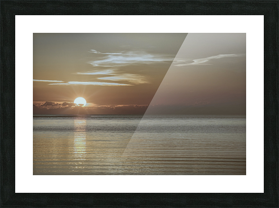 SOFT SUNRAYS Picture Frame print