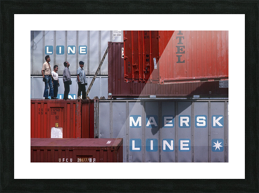 MAERSK LINES Picture Frame print