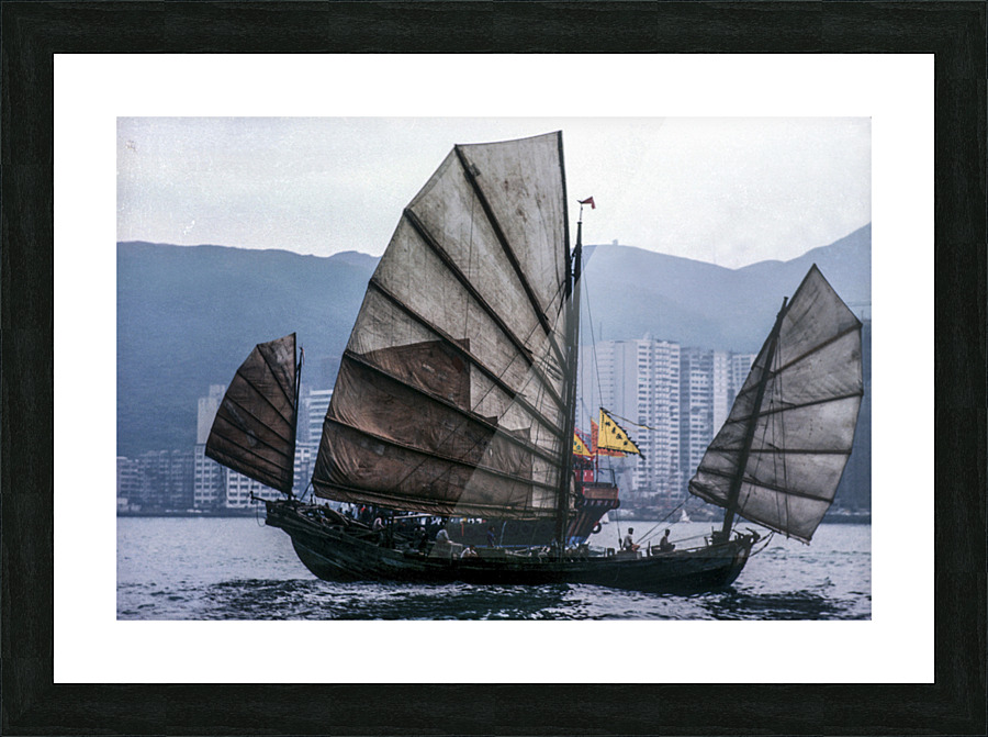 CHINESE JUNK 3 Picture Frame print