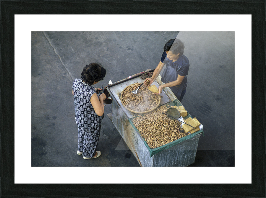 STEAMED PEANUTS Picture Frame print