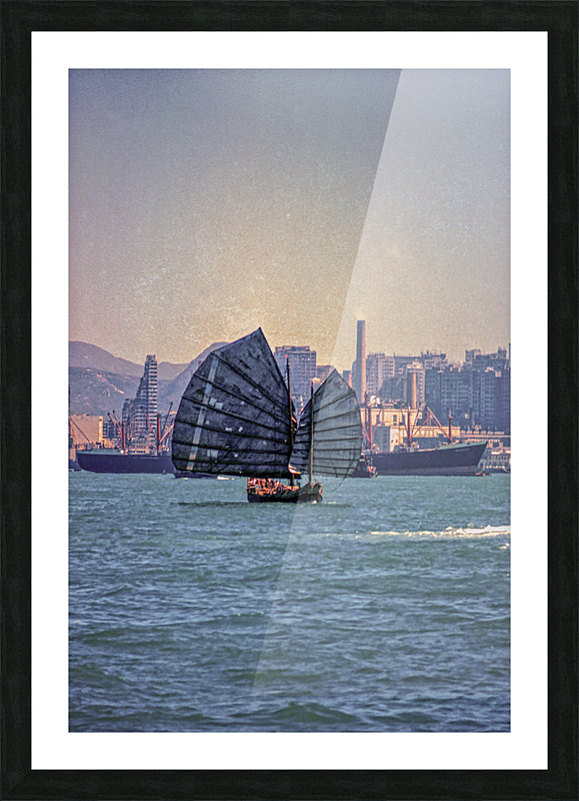 JUNK AND CARGO SHIP Picture Frame print