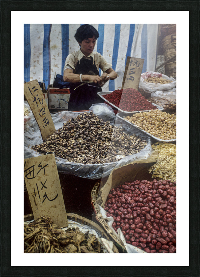 STALL SELLER Picture Frame print