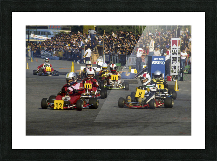 GO CART Picture Frame print