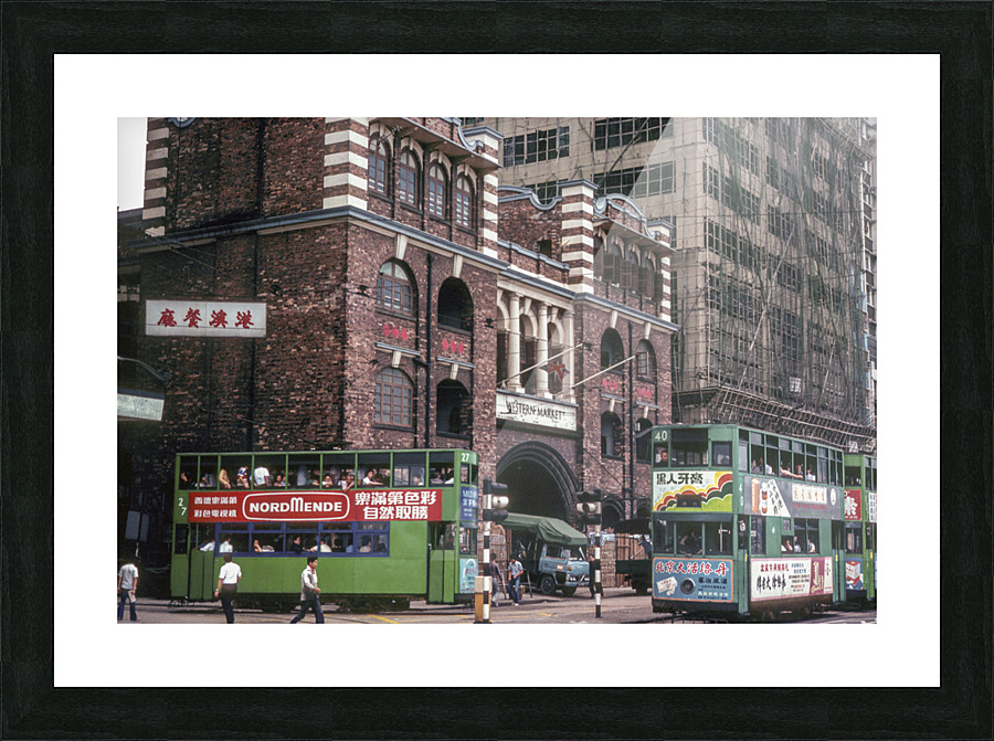 WESTERN MARKET Picture Frame print