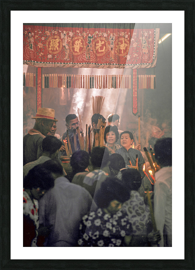 TEMPLE Picture Frame print