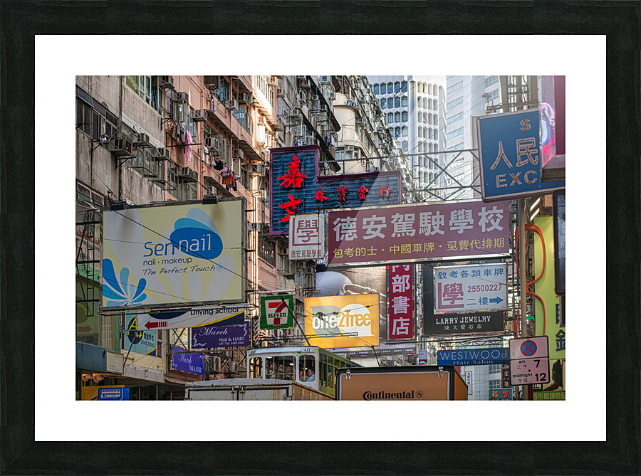 HK SIGNS 2 Picture Frame print