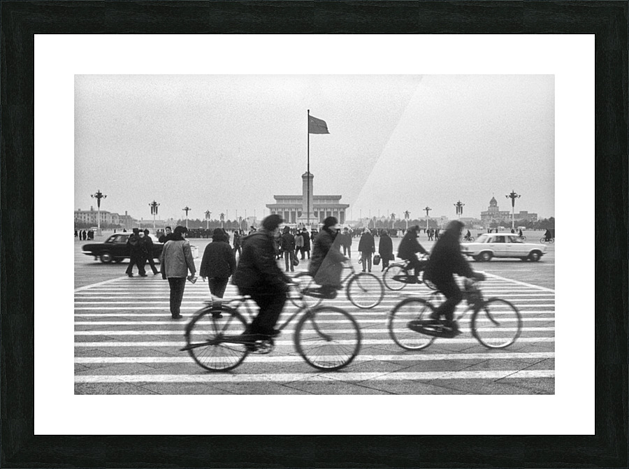 BEIJING 1980 BW Picture Frame print