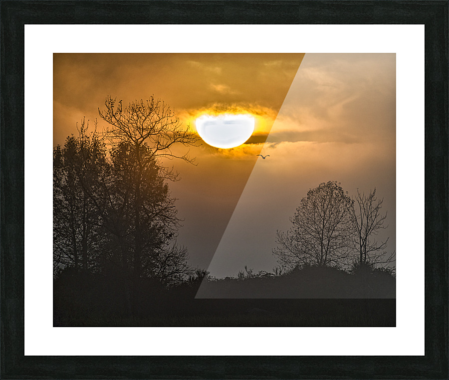 SETTING SUN 3 Picture Frame print