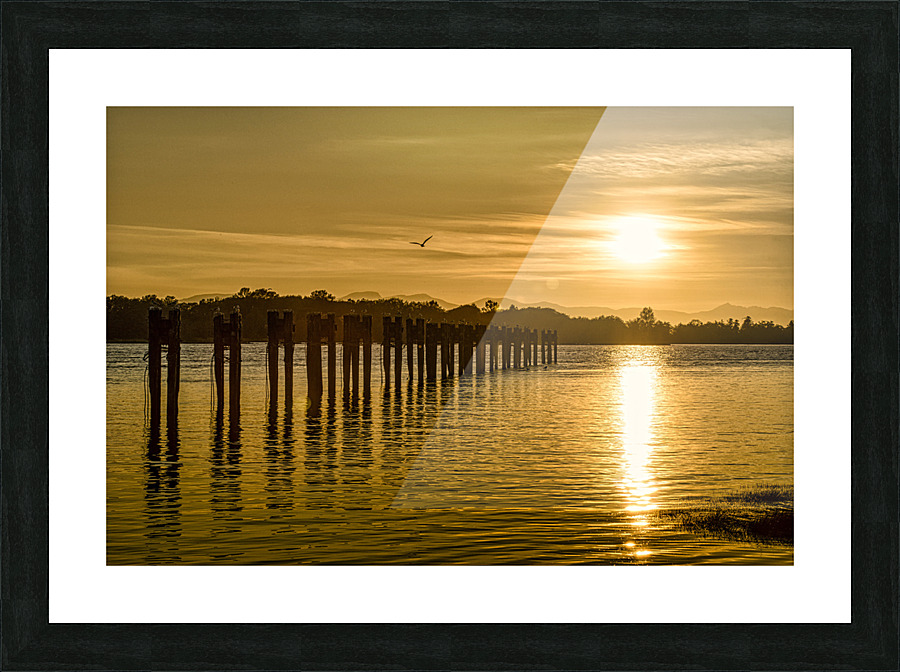 SUNSET AT GILBERT BEACH 22 Picture Frame print