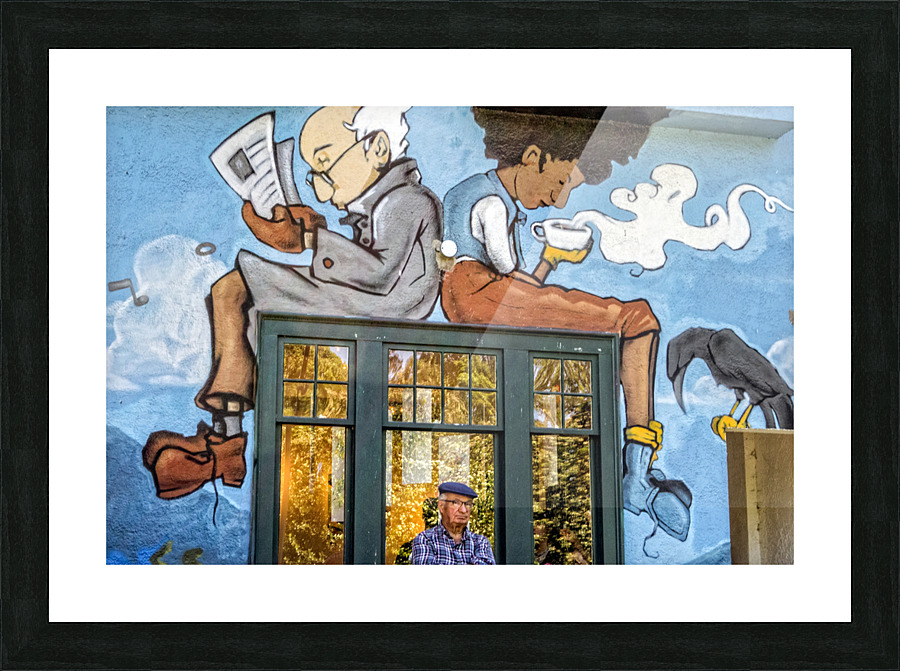cafe 17 Picture Frame print