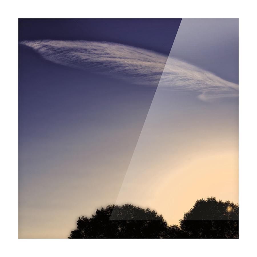 FEATHER CLOUDS Picture Frame print