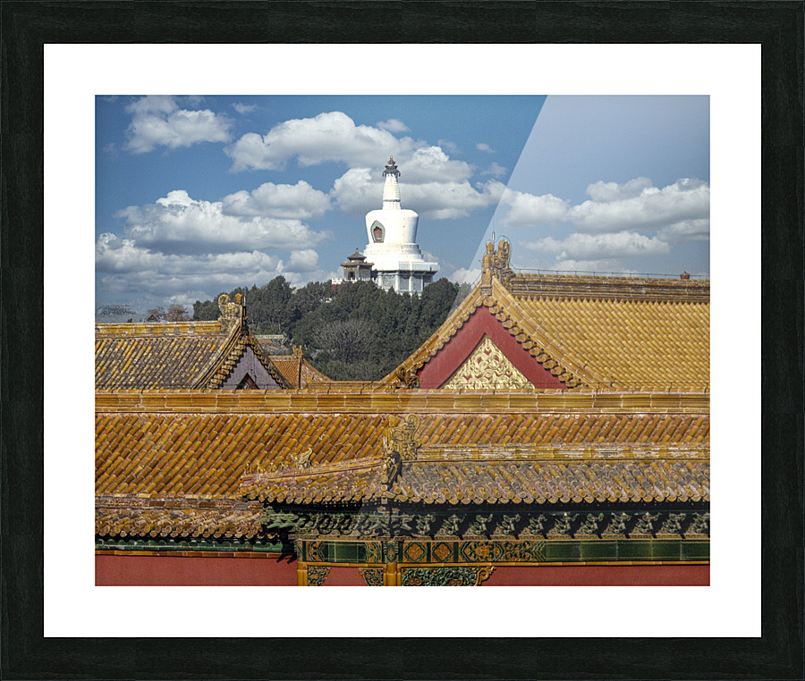 Pagoda Picture Frame print