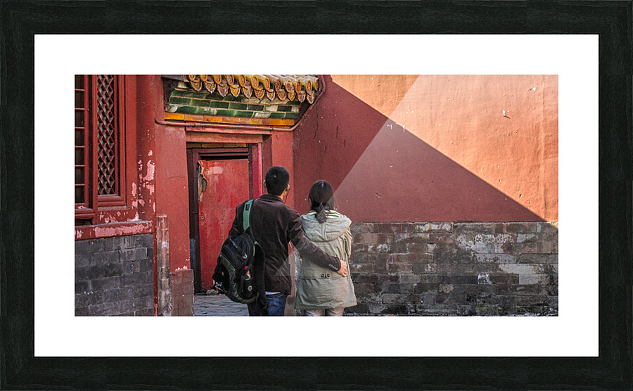 VISITORS Picture Frame print