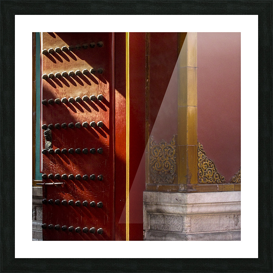 RED DOOR Picture Frame print