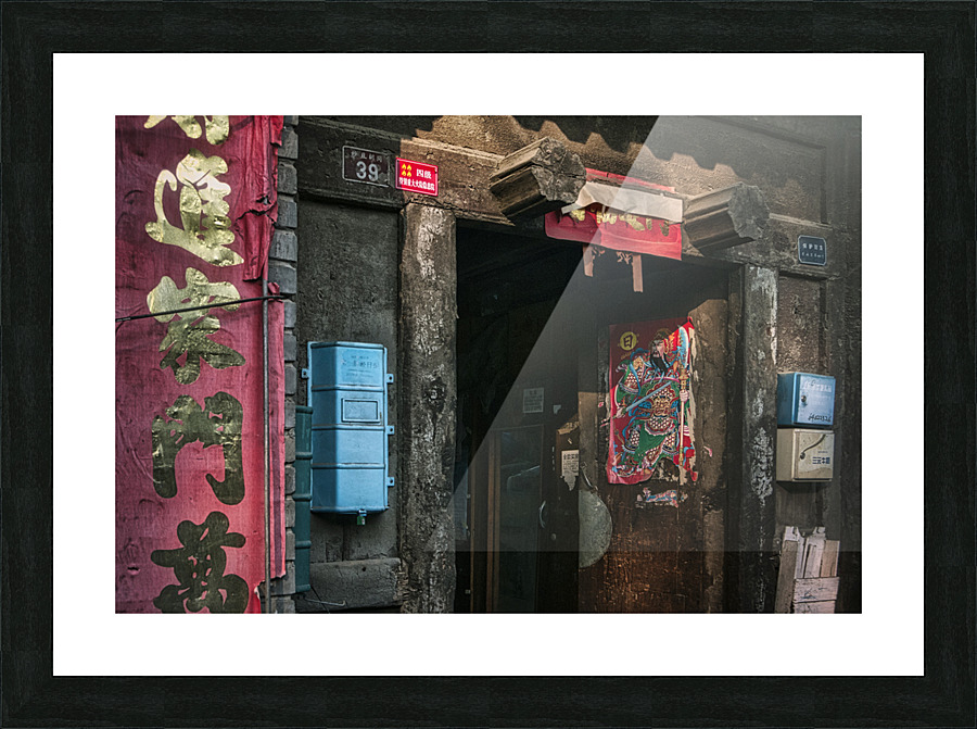 OLD HOME Picture Frame print