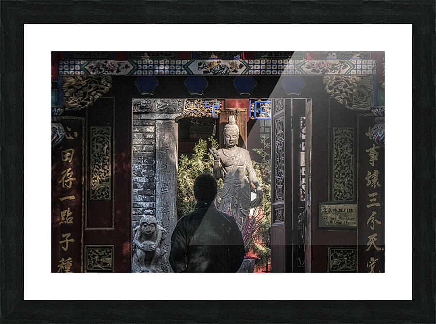 TEMPLE Picture Frame print
