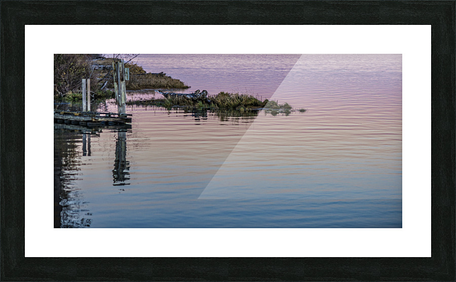 RAINBOW REFLECTION ON WATER Picture Frame print