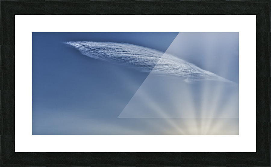 FS170727 Feather Clouds Picture Frame print