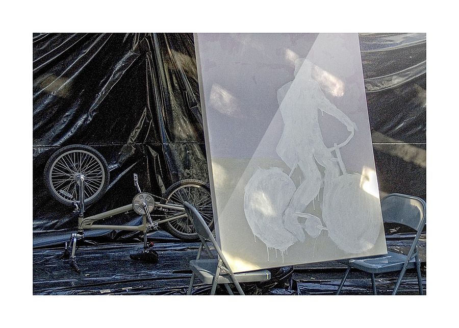 BIKING 2005 Picture Frame print