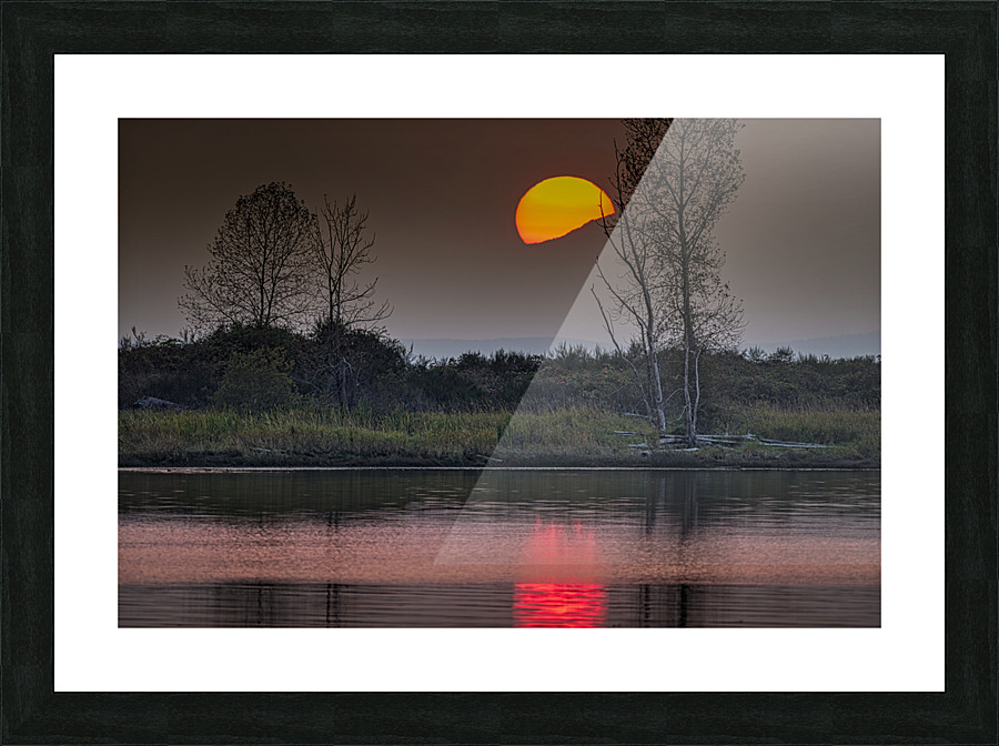FS221016 SETTING SUN Picture Frame print