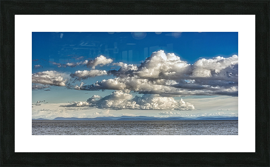 FS180609 WHITE CLOUDS Picture Frame print