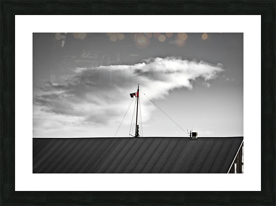 FS230401 CANADA FLAG Picture Frame print