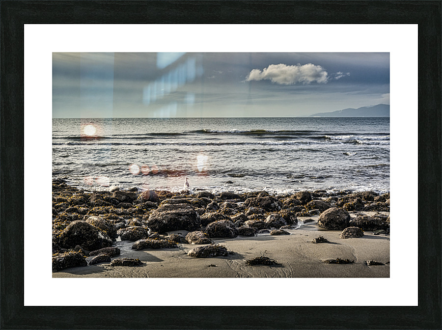 SEASCAPE AT WRECK BEACH Picture Frame print