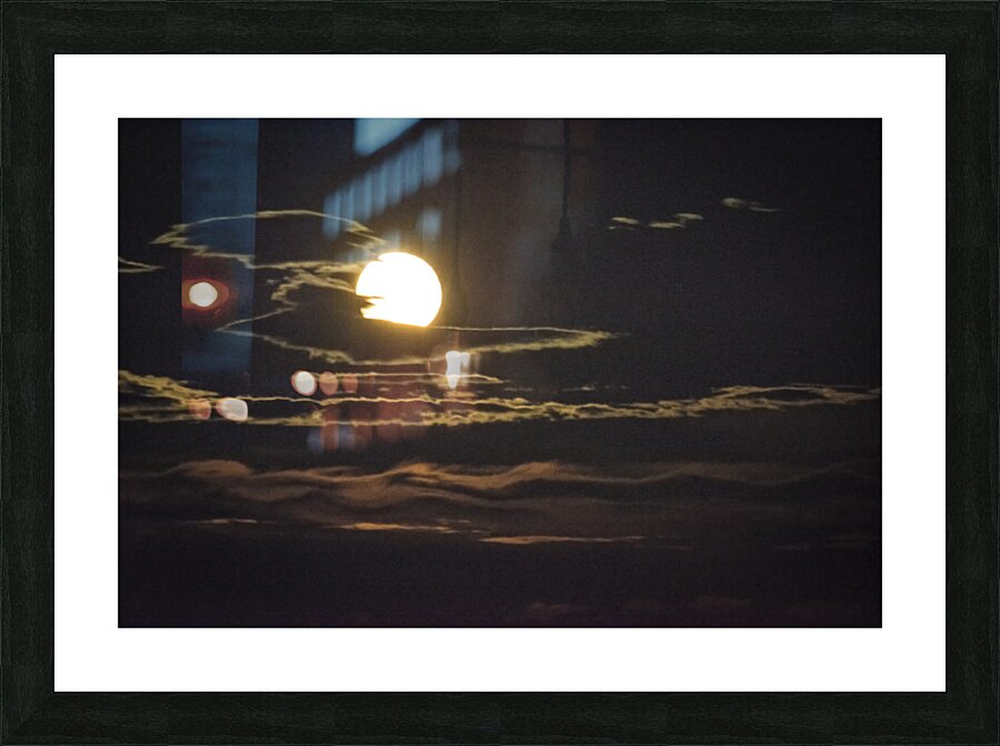 Full Moon Rising Picture Frame print