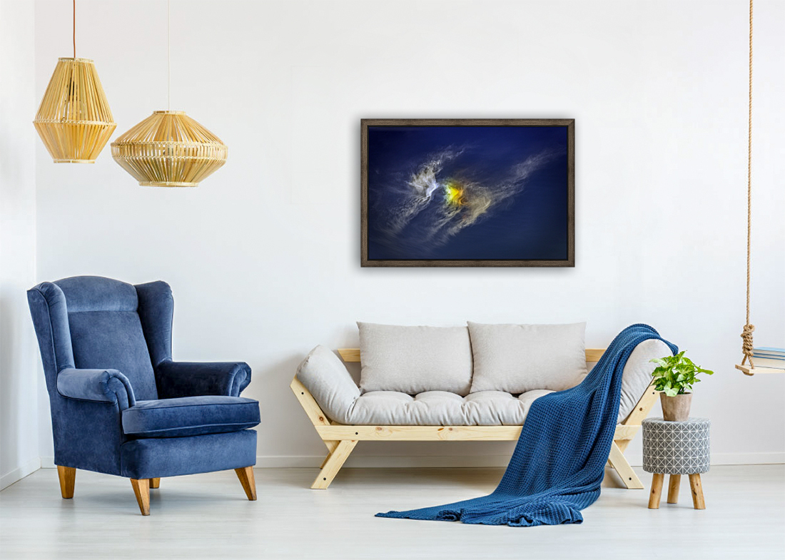 RAINBOW IN CLOUDS Reproduction