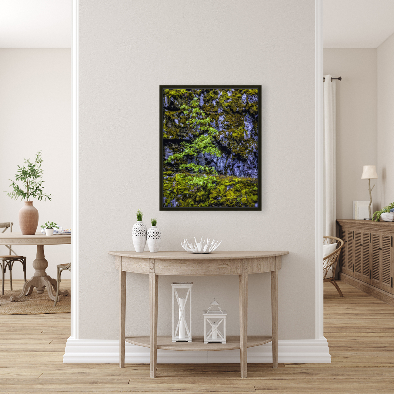 TREE ON THE CLIFF Reproduction