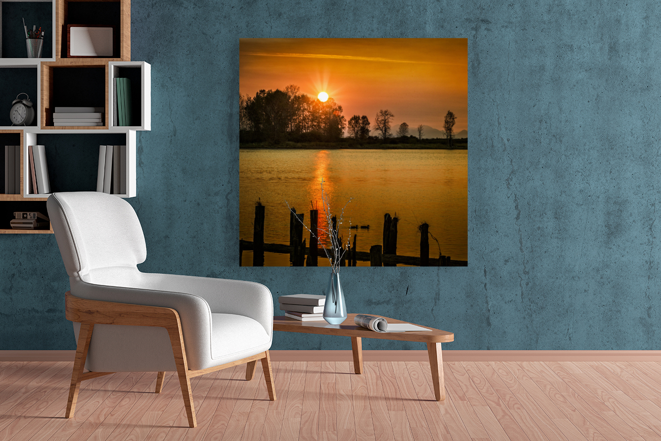 SUNSET SILHOUETTE 夕陽剪影 Reproduction