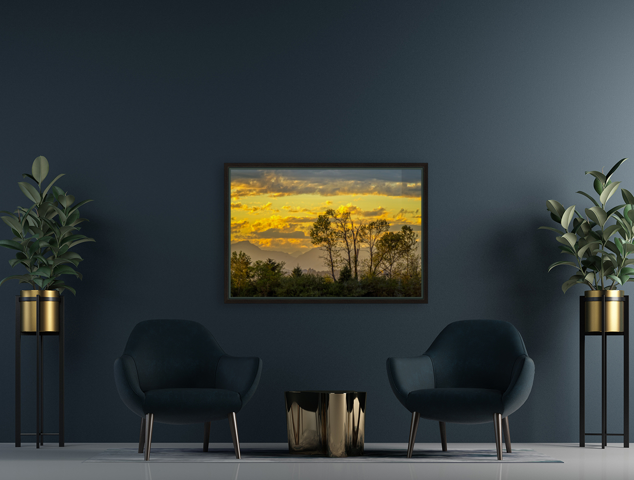 SUNSET SCENERY Reproduction