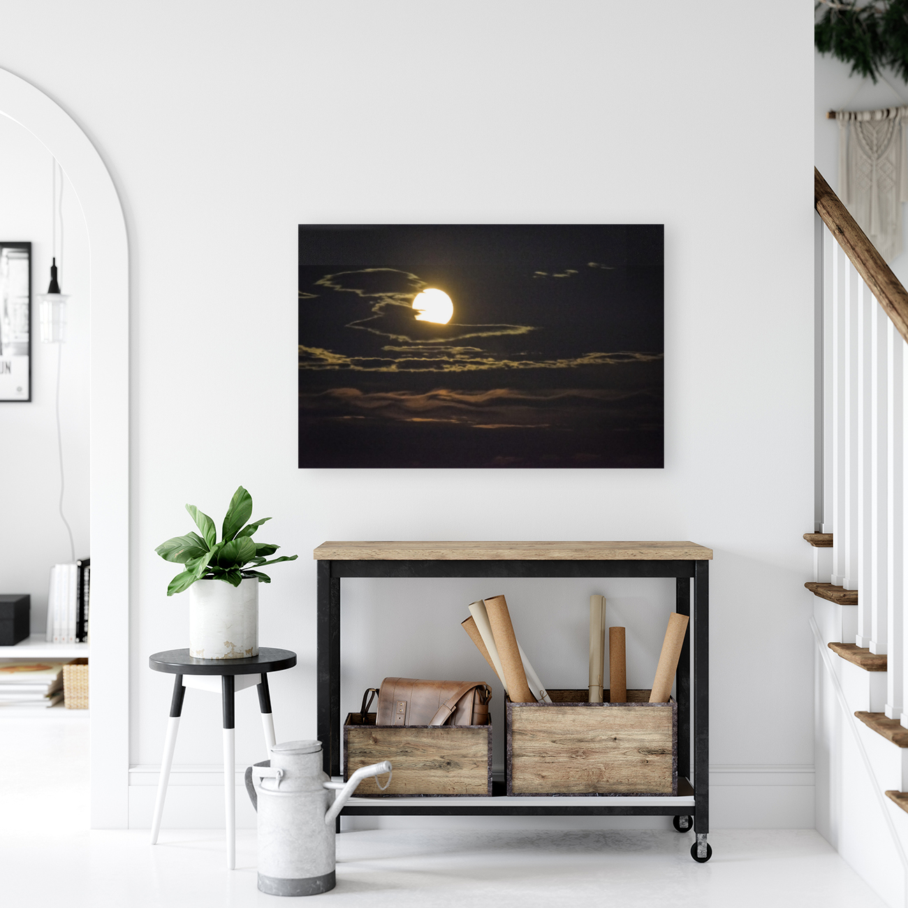 Full Moon Rising Reproduction