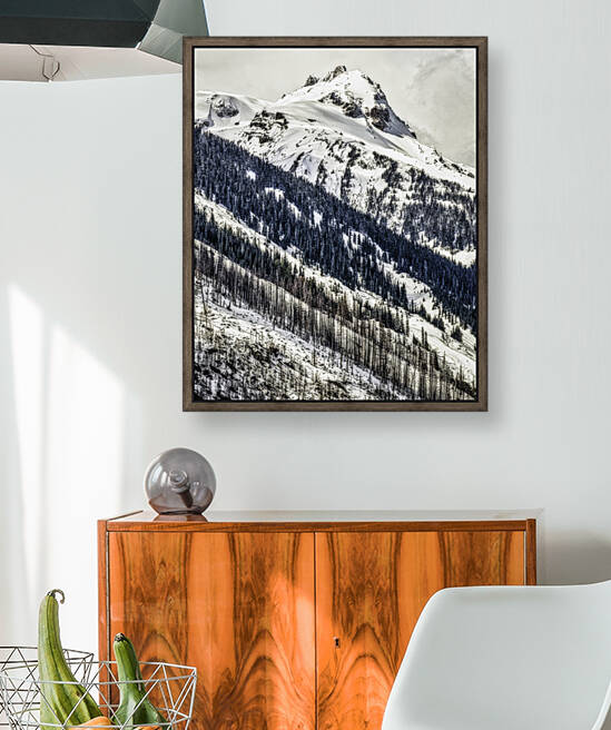 Distant Mountains Reproduction