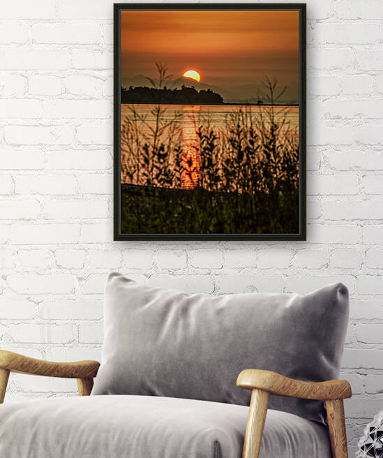Silhouette at Sunset Reproduction