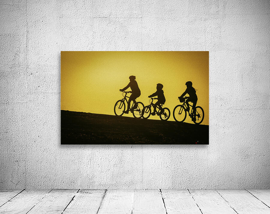 RIDING ON A BIKE Wall Preview