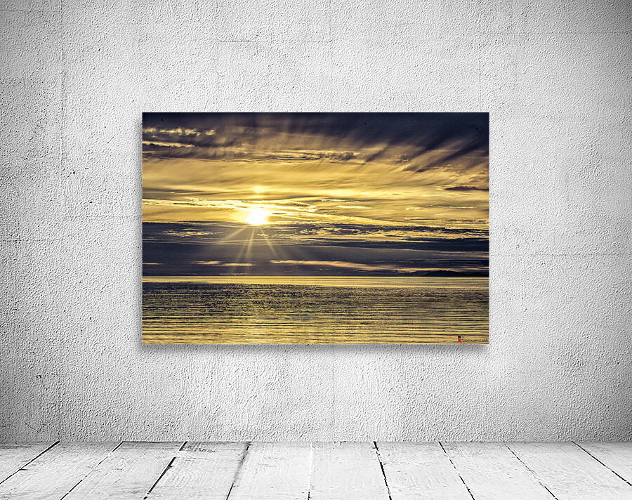 Sunset Landscape Wall Preview