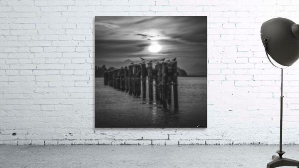 GILBERT BEACH BW Wall Preview