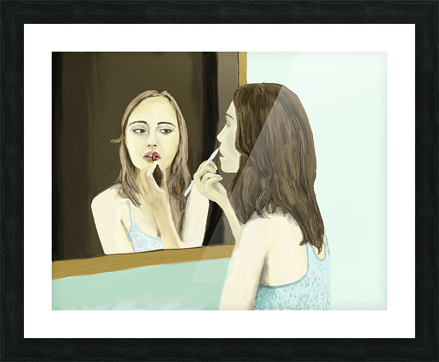Makeup Picture Frame print