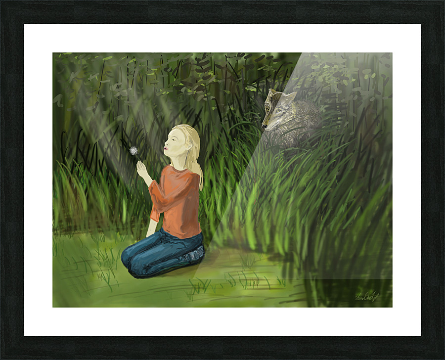 Dream Predator Picture Frame print