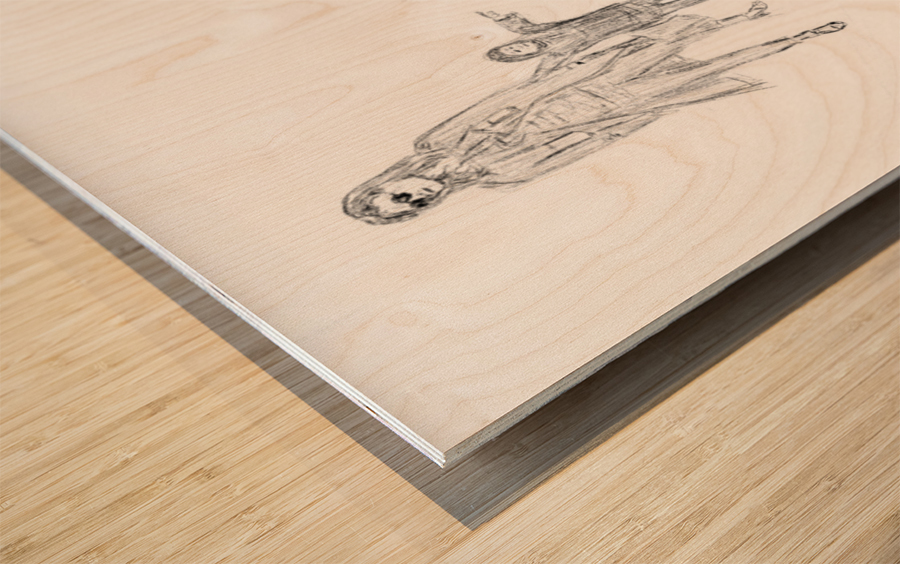 Homeless Wood print