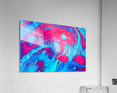 Pink and Blue Acrylic Print