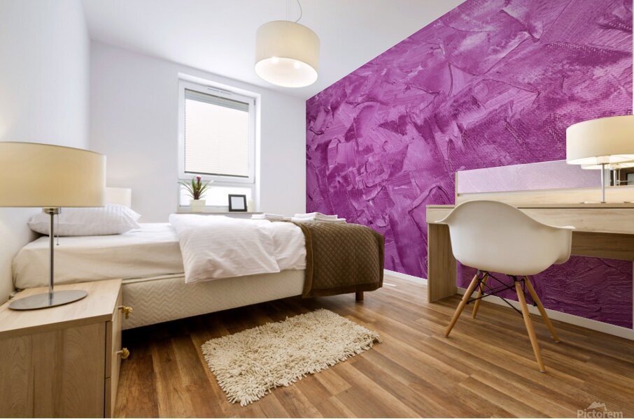 Pink Fields Mural print