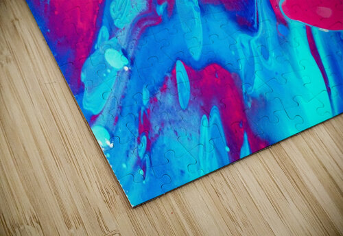 Pink and Blue Moshe Tress puzzle