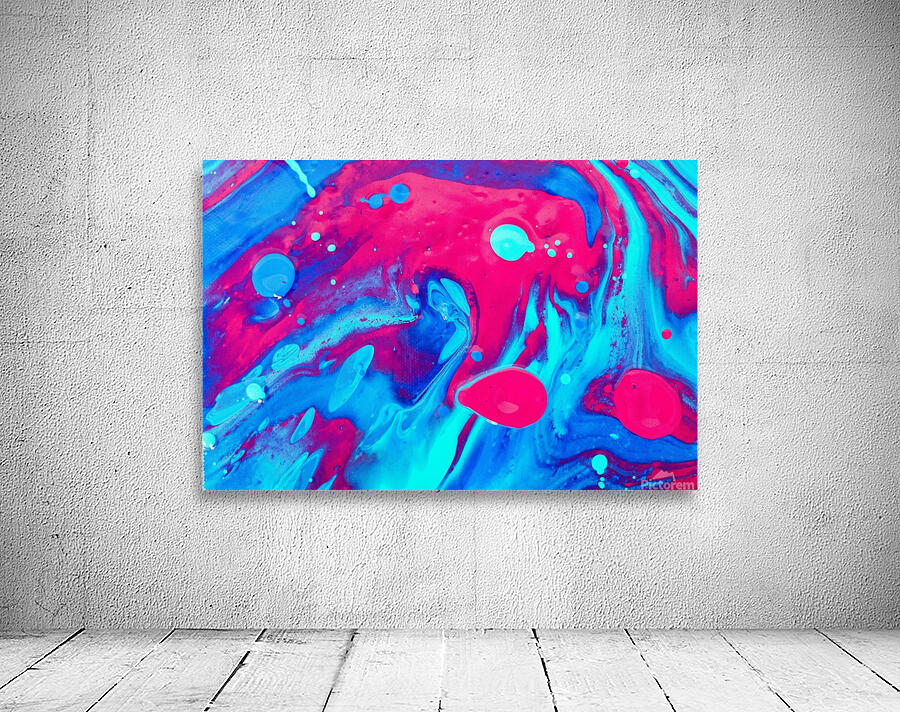 Pink and Blue Wall Preview