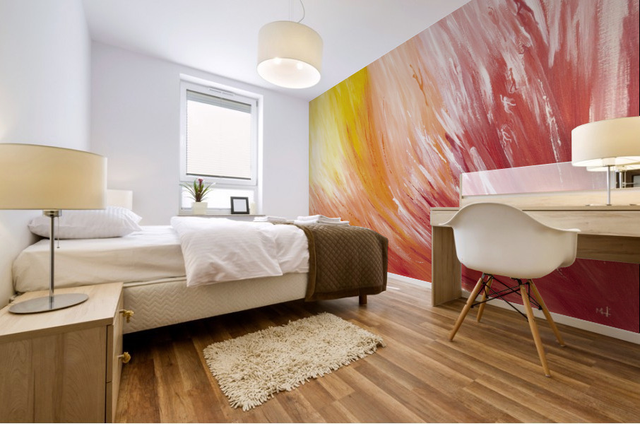Closest view at  a  Flower. Mural print